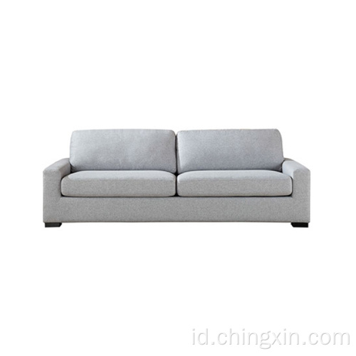 Sofa Modern Abu-abu Kain Sofa Set Ruang Tamu Furniture Sofa